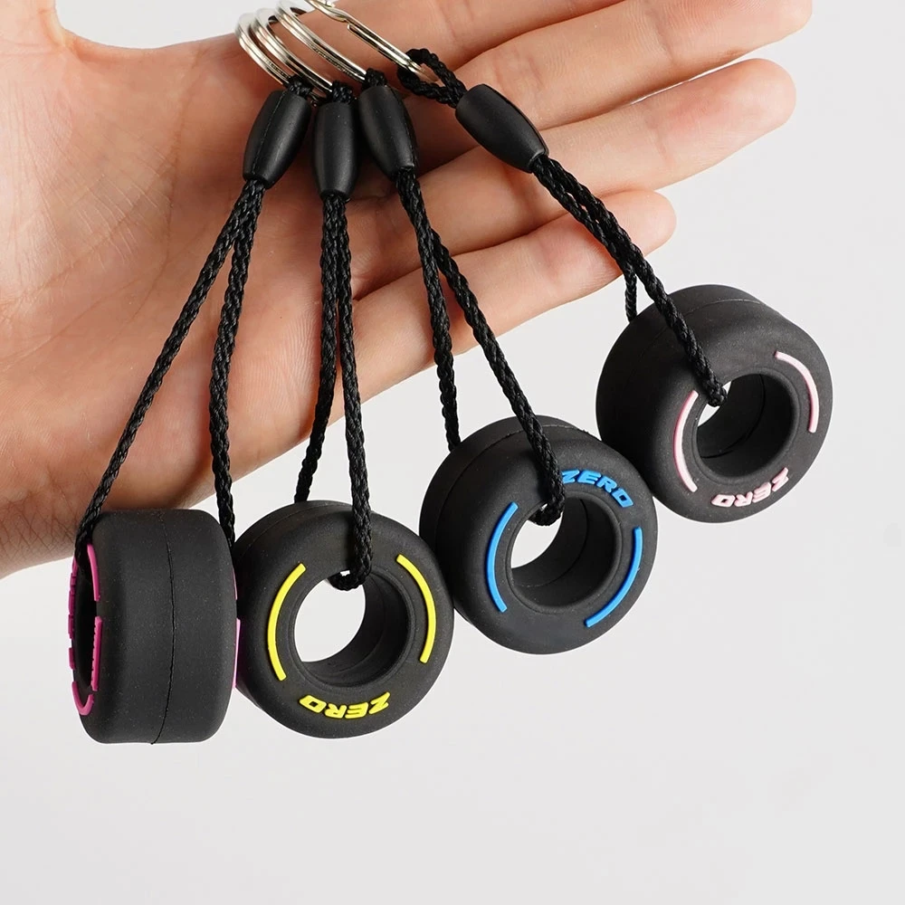 Модный F1 Пирелли мультфильм маленький брелок с шиной формула One гоночный