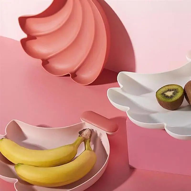 2 шт. креативная тарелка для закусок в форме банана сухофрукты поднос еды Бытовая