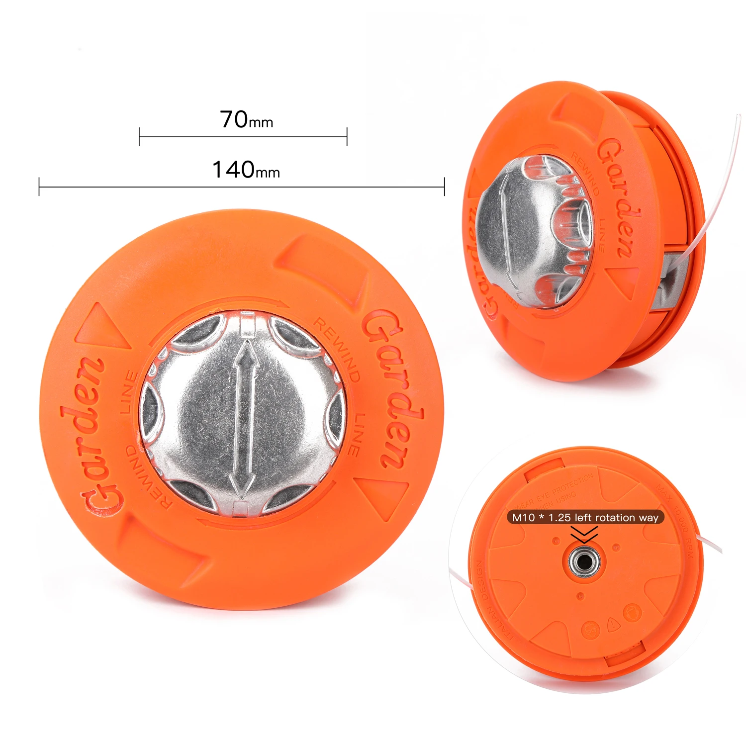 Универсальная головка триммера для линии подачи Bump из алюминиевого сплава