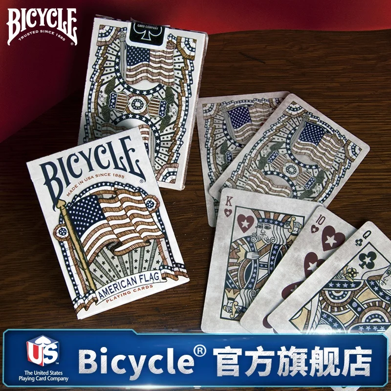 Коллекционная карта в винтажном стиле с изображением велосипеда покера