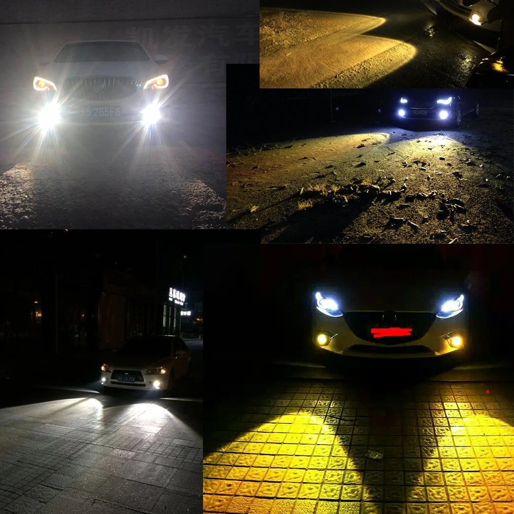 TAOCHIS M6 2,5 дюймовых Биксеноновые HID Автомобильный авто-Стайлинг противотуманных фар линзы прожекторного типа Hi/короче спереди и длиннее сзади) универсальная противотуманная фара автомобиля модернизации H11 лампы