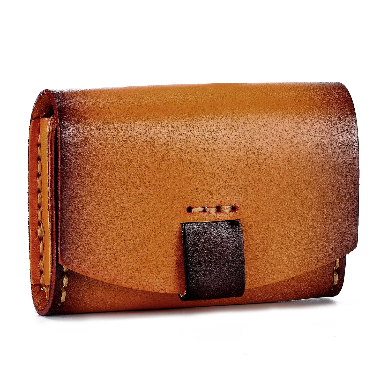 Женские кошельки из дубленой кожи в стиле ретро|Женские кошельки| |