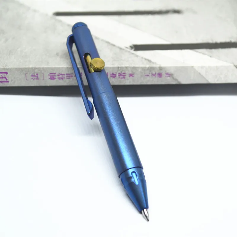 Новая мини-ручка для переноски EDC титановая Шариковая ручка пистолета гелевая