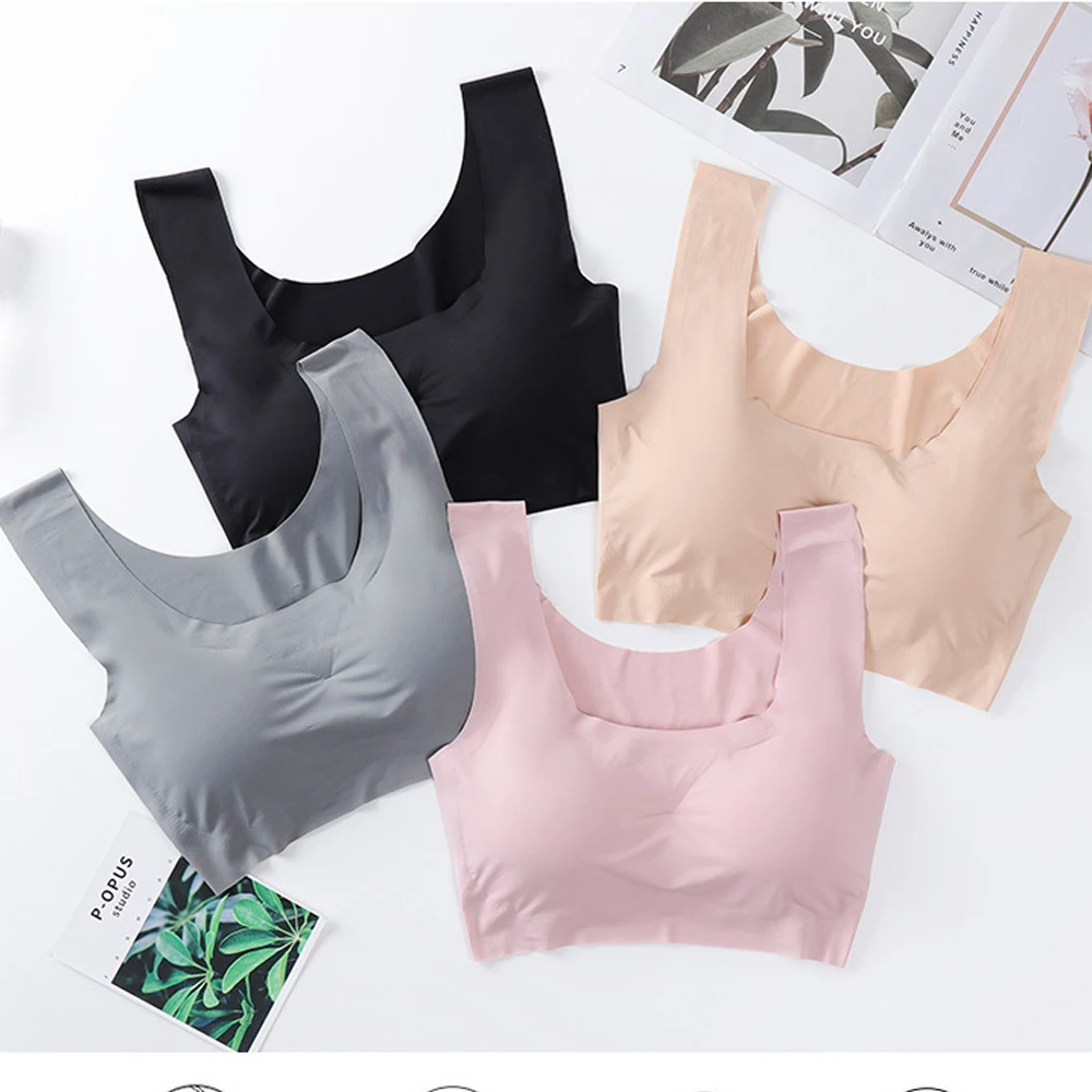 

Бюстгальтер женский бесшовный, без косточек, летний, размера плюс