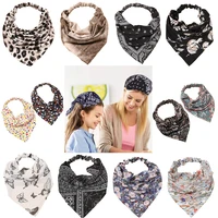 boho floral elastic bandana hair accessories hair scarf headscarf for women girls headscarf turban hair bands gift