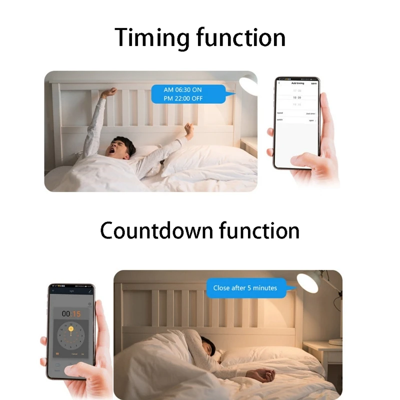 

WiFi Smart Switch Wireless Switch Led Light Smart Life Module Voice Controll Relay Timer for Google Home Alexa 2 Pcs