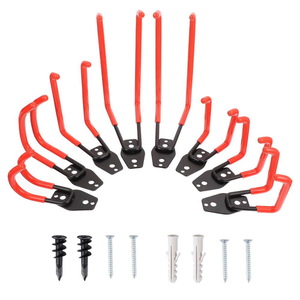 8 шт. настенные крючки для гаража|Крючки и направляющие| |