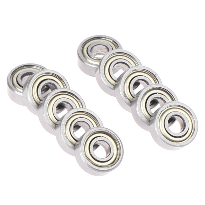 

10pcs Deep Groove Spherical Carbon Steel Miniature Bearings 695ZZ Double Shielded Miniature High-carbon Steel Single Row