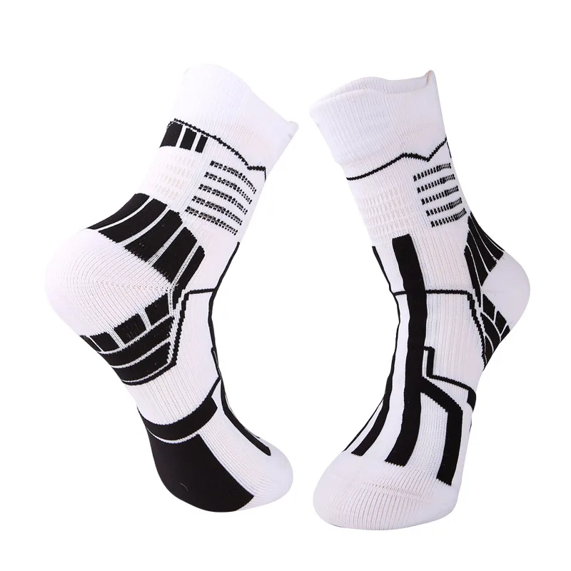 

Towel Bottom Basketball Socks Thickened Middle Tube Professional Elite Outdoor Cycling Sports Terry Socks