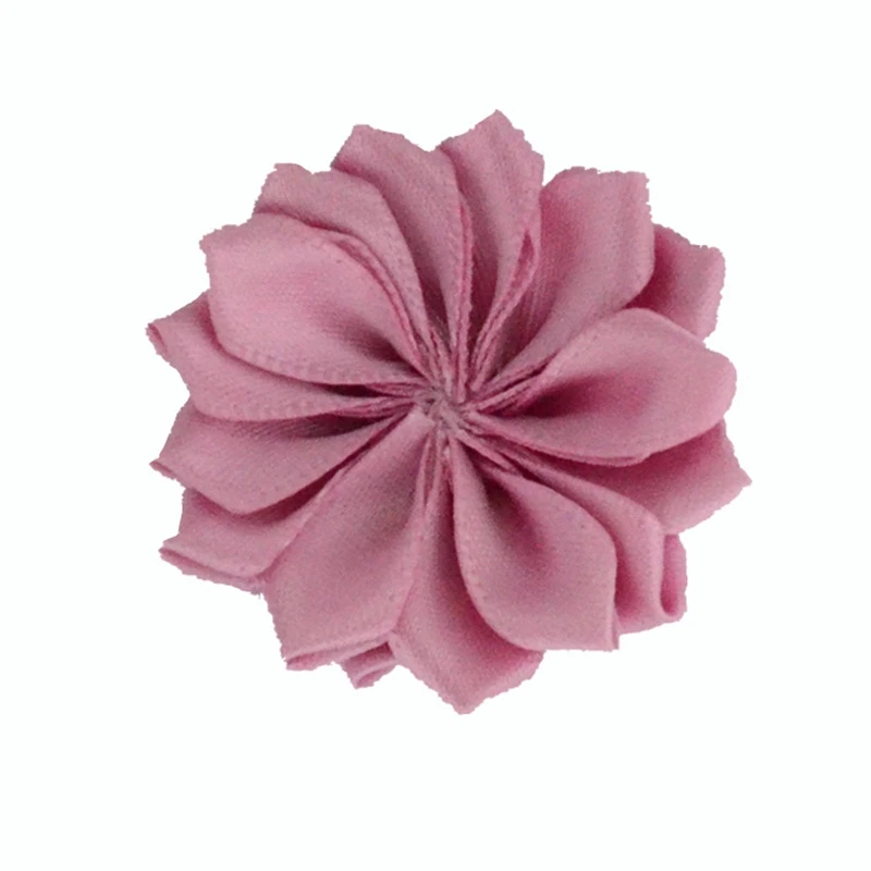 39-10pcs Nishine 1," 10 шт./лот 16 Petaled атлас с розочками лента цветы с жемчужной кнопкой используется для повязка на голову" сделай сам "заколки аксессуары для волос - Цвет: 39-10pcs
