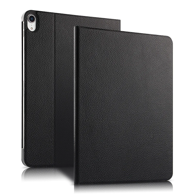 black Чехол из воловьей кожи для iPad Pro 11 защитный чехол из натуральной кожи чехол для iPad Pro11 iPad 11 дюймов A80 A1934 a79 - Цвет: black