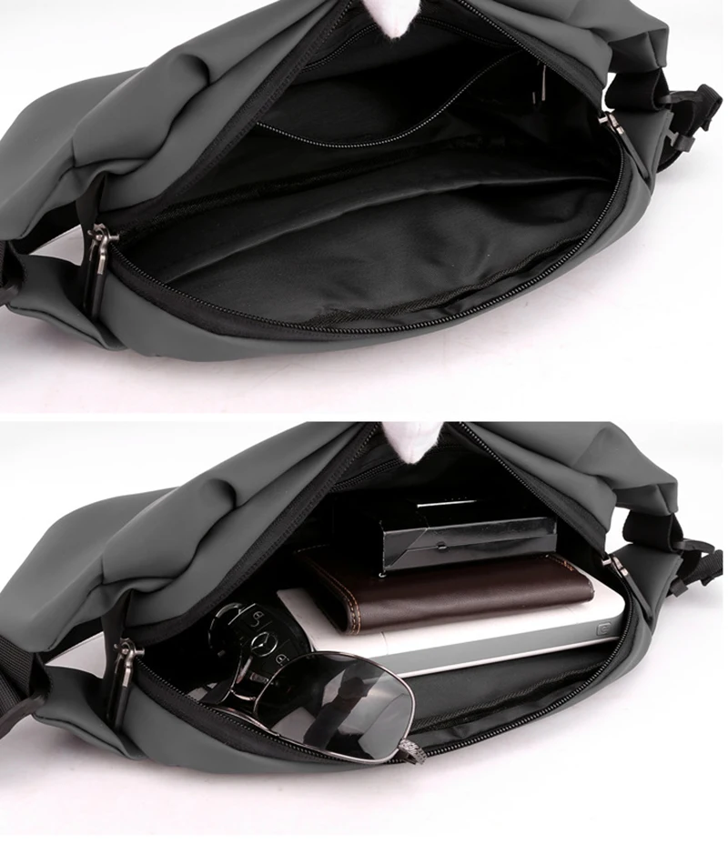 

Men Nylon Waist Fanny Pack Running Bags Sports Reflective Travel Military Male Single Messenger Chest Pack Bum Hip Belt Bag