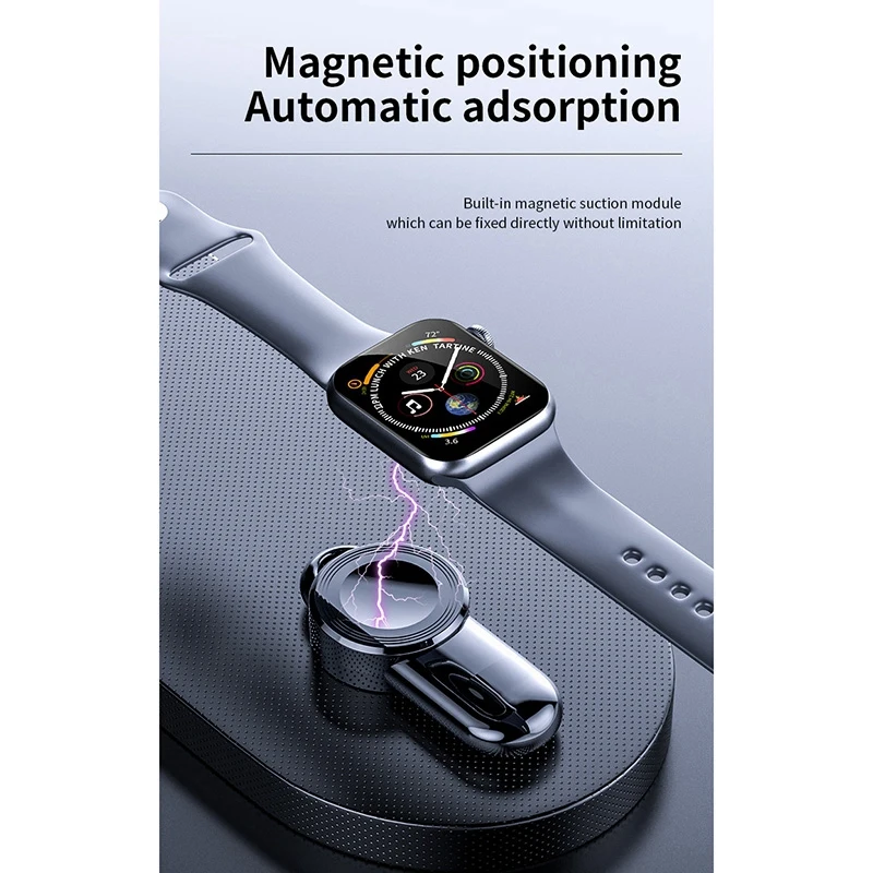 

Wireless Charger, USB Direct Charge, Anti-Interference Wireless Charger for Apple, Huawei, and Samsung Watches