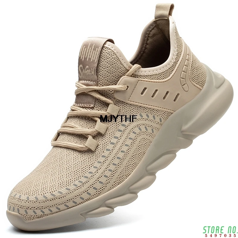 

New Safety Boots Work Shoes Male Steel Toe Shoes Boots Men Puncture-Proof Work Sneakers Indestructible Safety Shoes Dropshipping
