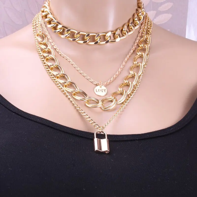 

Free Shipping Handmade Unique Creativity Alloy Tag Cross Sweater Chain Fashion Simple Religion Madonna Multilayer Necklace