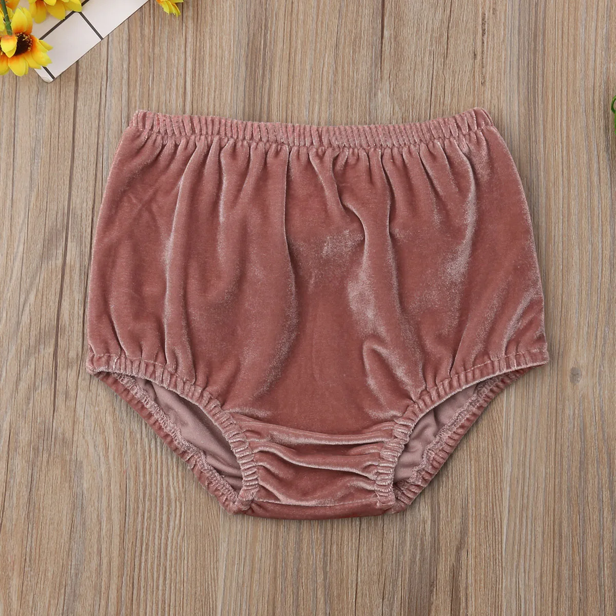 Детская одежда для маленьких девочек с бантом из плотного бархата Брюки шаровары