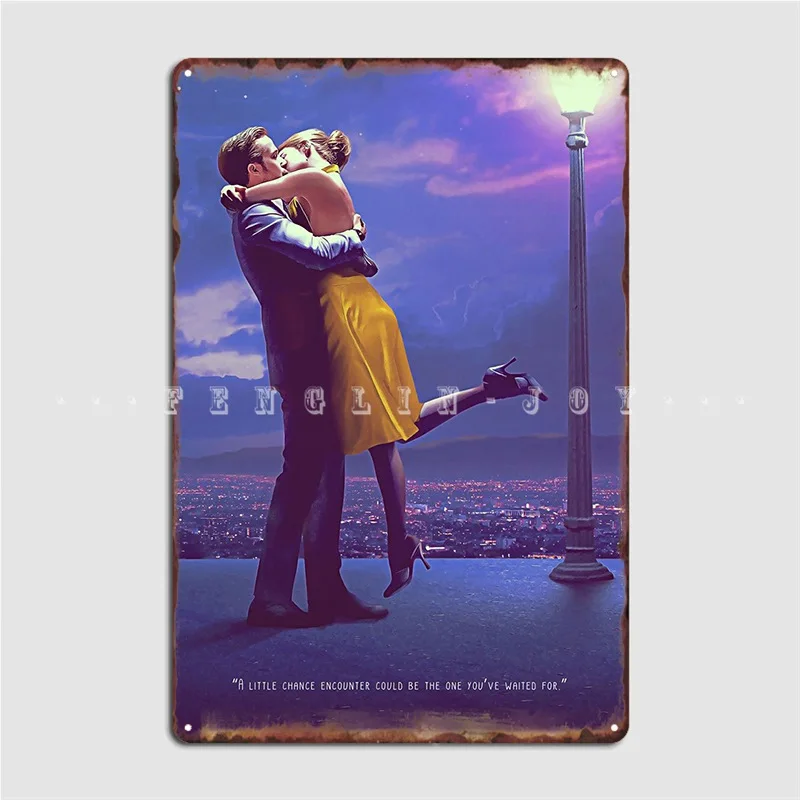 

Металлическая фотография La Land, винтажная настенная пещера, клубный бар, жестяной плакат