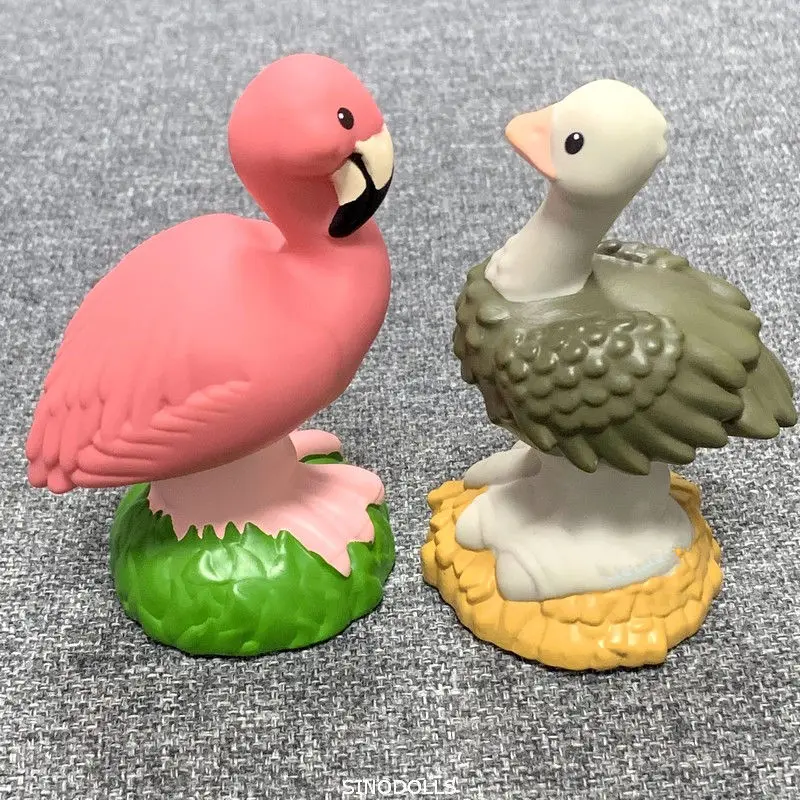 BIXE Fisher Lot маленькие 2-дюймовые мини-фигурки животных на ферме зоопарк Мультяшные