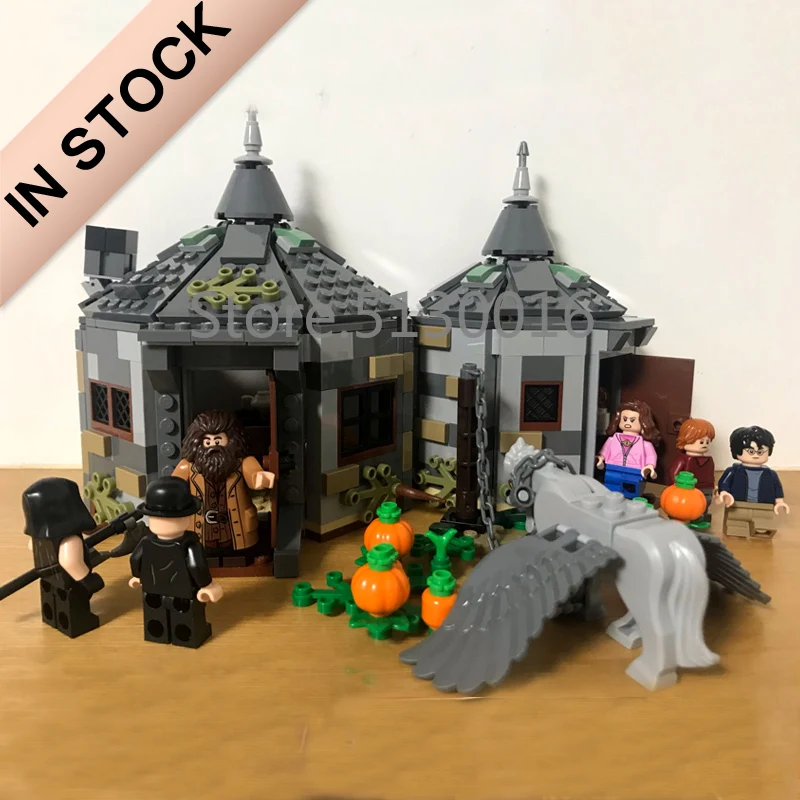 75947 хагридовская хижина Buckbeak's Rescue 11343 Поттер из фильма Серизы 496 ШТ модель строительные блоки кирпичи игрушки Bela