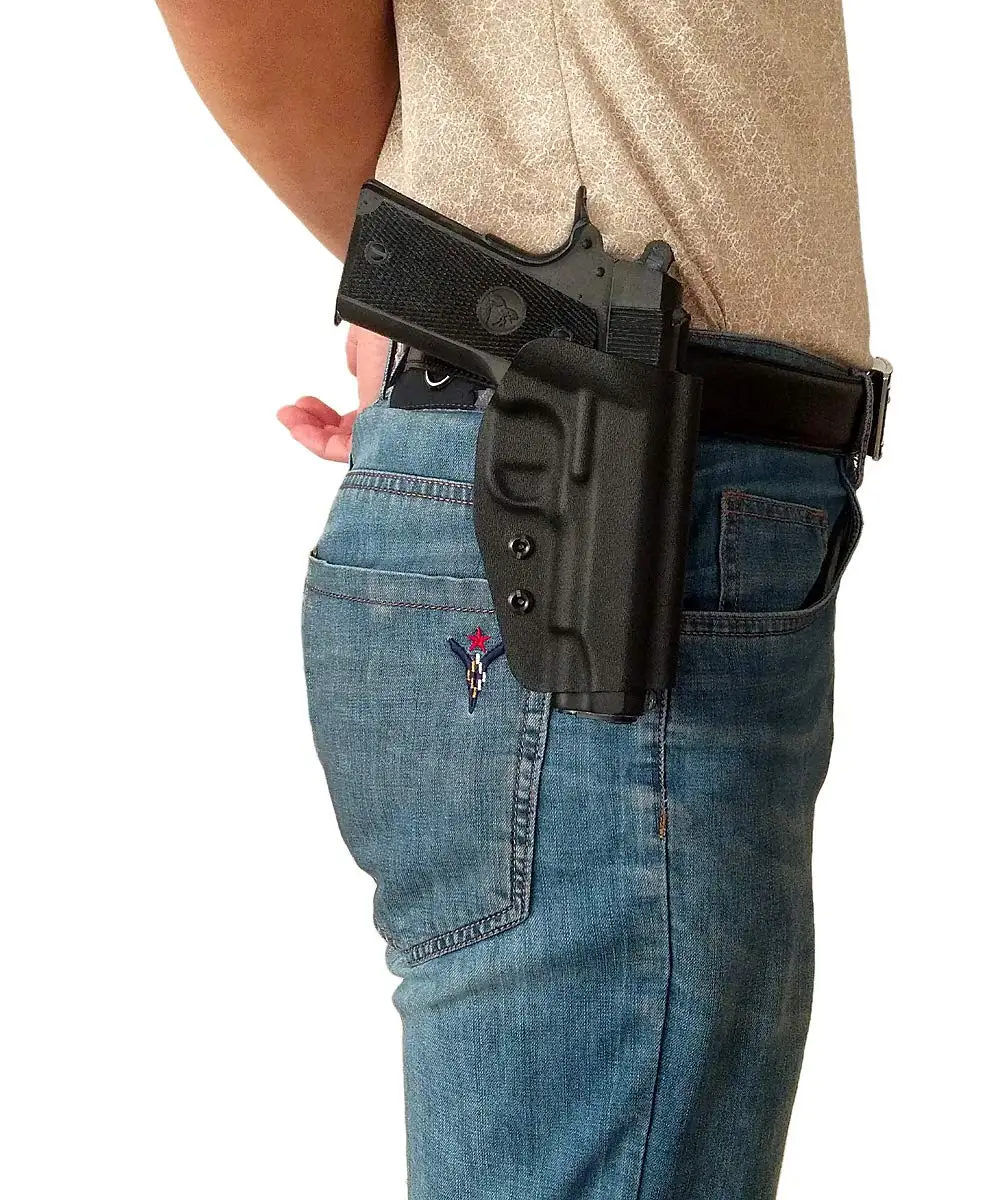 Чехол для пистолета PoLe.Craft OWB KYDEX Подходит для: Colt Commander 1911 45 / 9 мм 4 5 дюйма M1911 PT1911