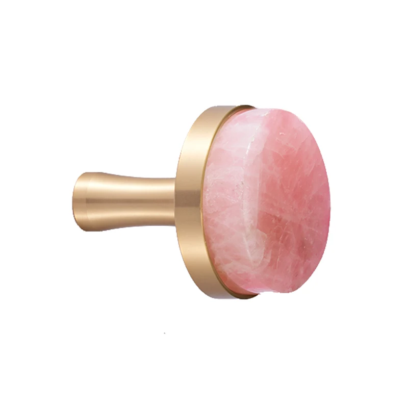 

Luxury Crystal Wall Hook Brass Clothes Hanger Robe Hook For Bedroom Bathroom Wall Hook Cabinet Handles Drawer Knobs