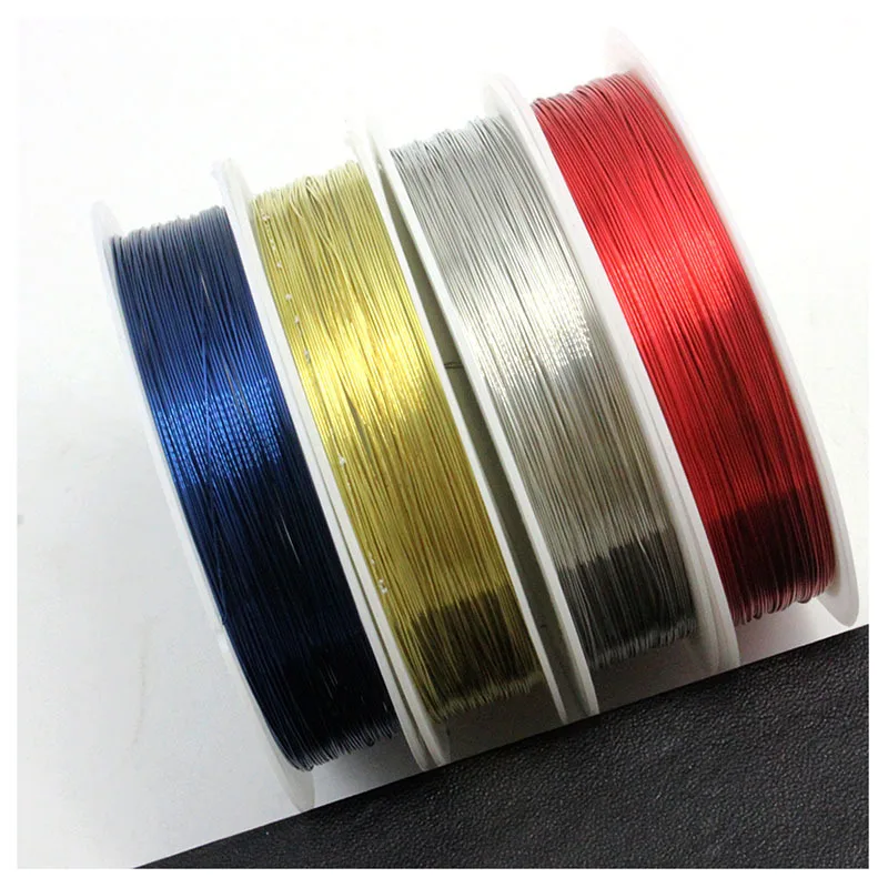 1 рулон медная проволока диаметром 0 3 4 мм шнур для бисероплетения подходит