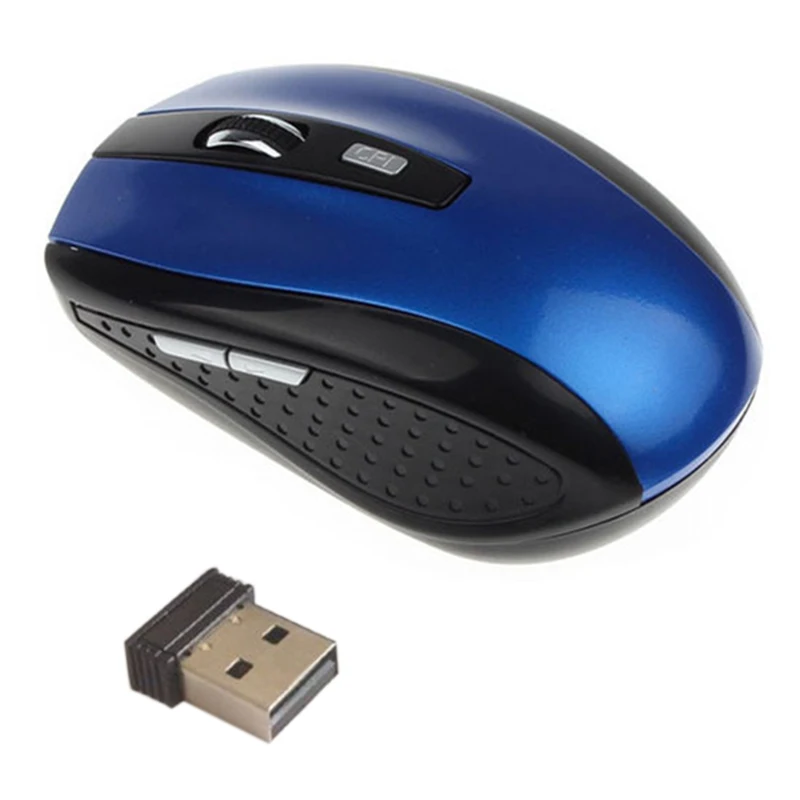 2 4 ГГц Беспроводная оптическая игровая мышь Мыши с usb приемником для ПК ноутбука