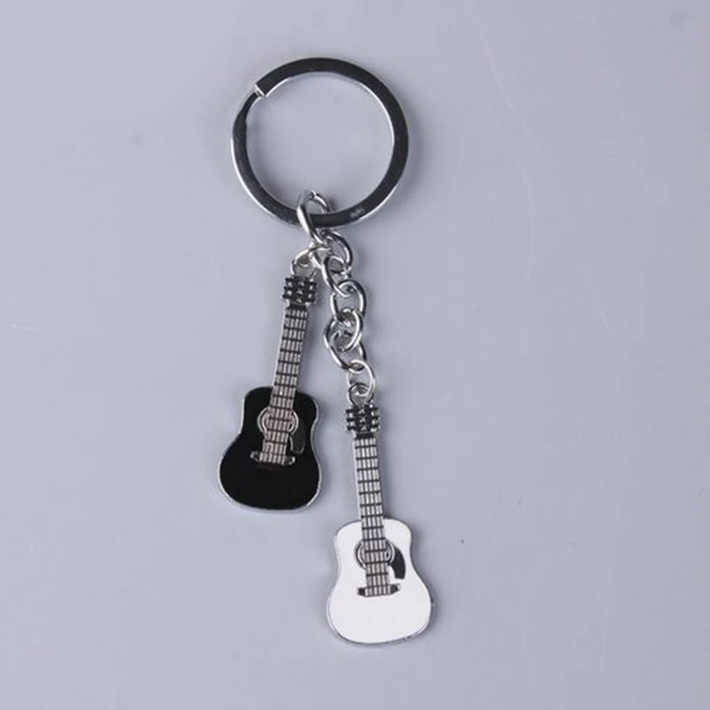 Classic Unisex Metal Guitar key Ring Key Chain Novelty Keyring Trinket Charm Buckle Jewelry | Украшения и аксессуары