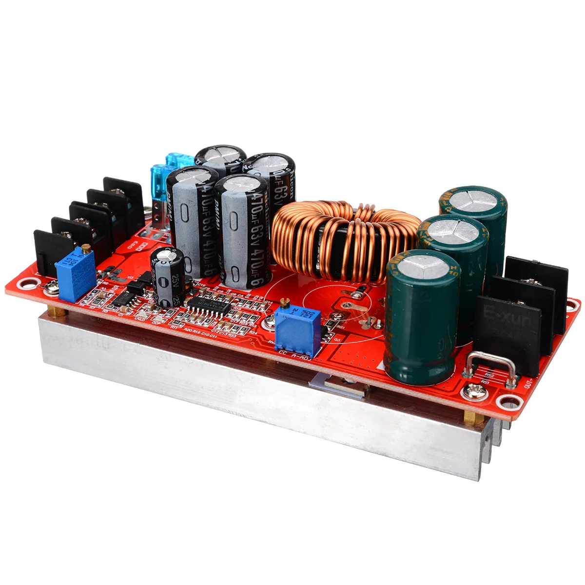 

DC-DC Converter Module Boost DC Step Up Voltage Regulator CC CV Stabilizer Power Supply Module DC10-60V 1200W 20A