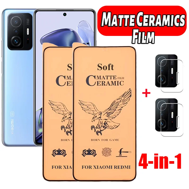 ceramics matte film xiaomi 11t pro frosted glass mi 11 lite 5g ne screen protector for xiaomi 11 i soft film xiaomi 12 pro ultra free global shipping
