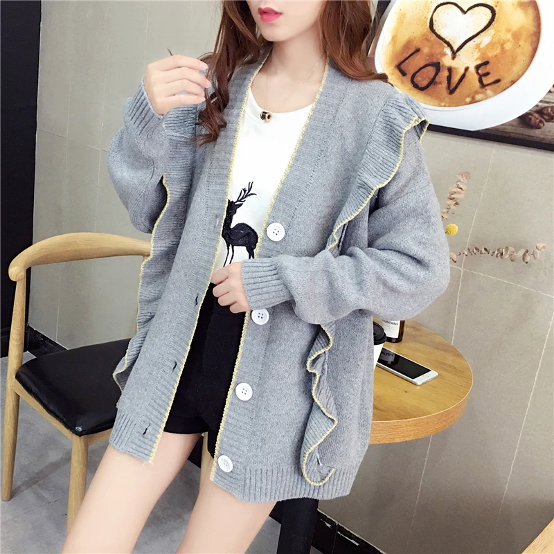 Женская кофта с рукавами летучая мышь повседневный трикотажный свитер