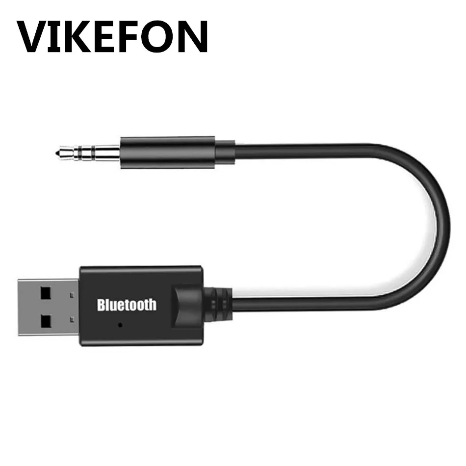 VIKEFON Bluetooth приемник USB bluetooth аудиоресивер 5 0 ключ 3 мм AUX разъем беспроводной