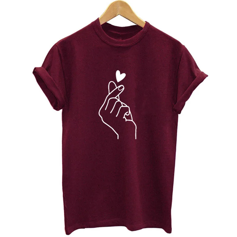 

A28 Women's t-shirt love t shirt woman ladies Than heart graphic t shirts women 2021 summer female clothes