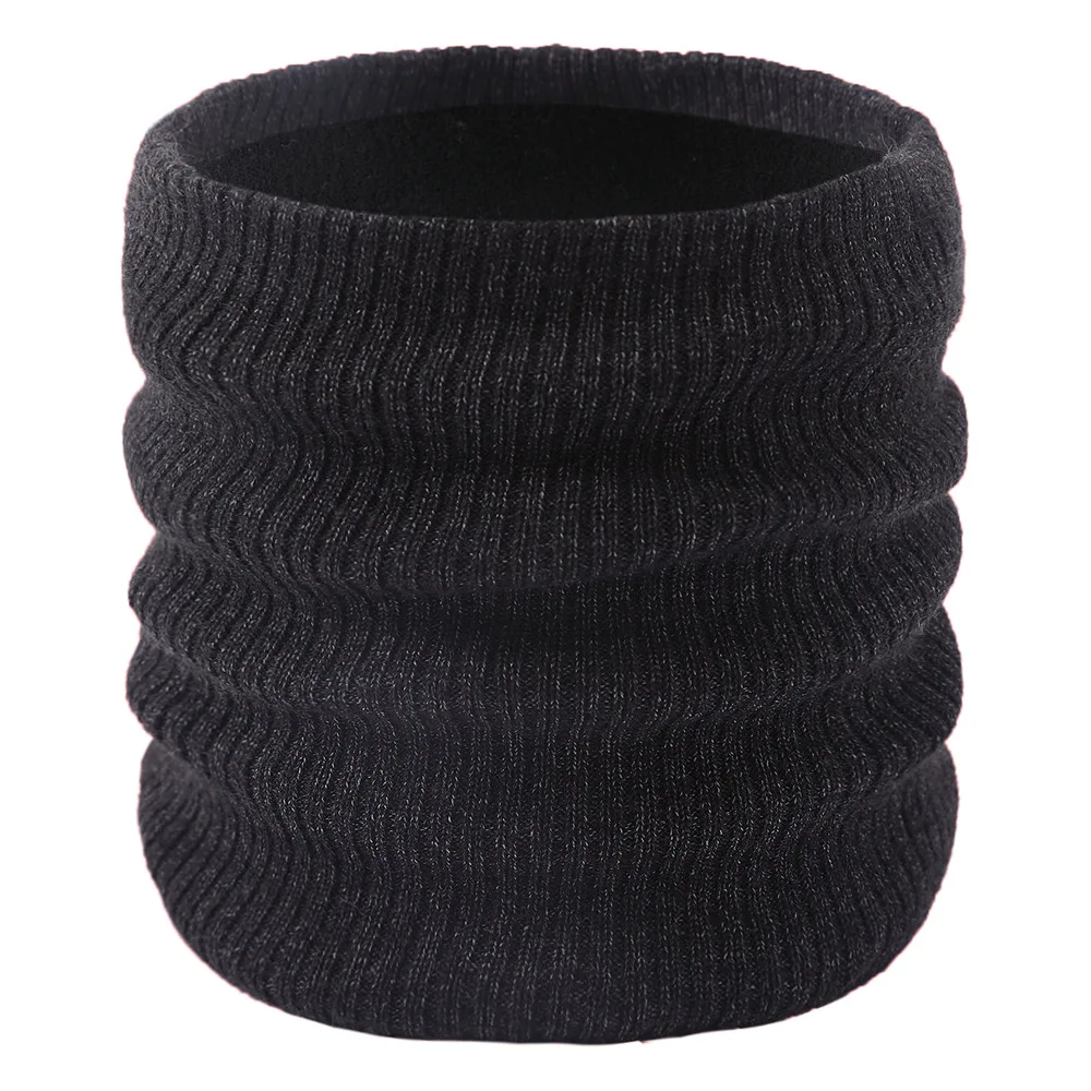 Осень-зима 2021 шерстяной вязаный шарф-кольцо для мужчин и женщин плотные