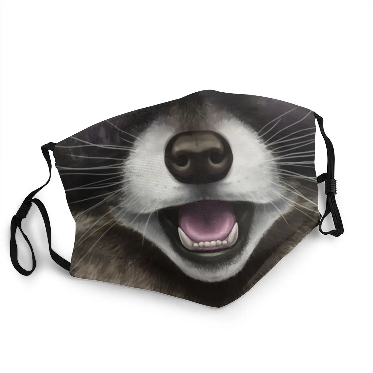 

Funny Animal Raccoon Reusable Face Mask Men Women Trash Panda Racoon Anti Dust Protection Cover Respirator Mouth-Muffle