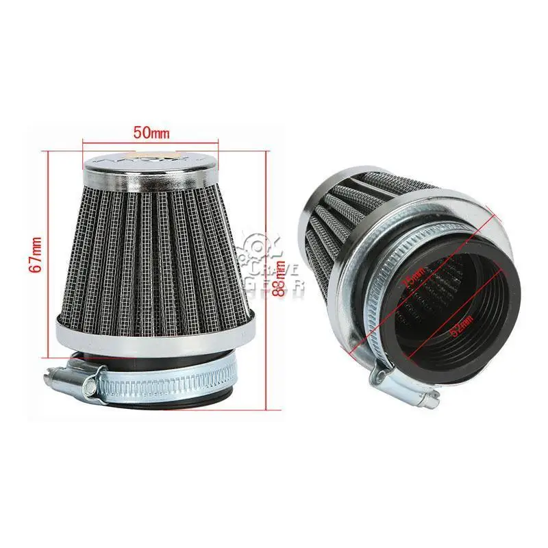 Бесплатная доставка 4x52 мм воздушный фильтр для мотоцикла Pod подходит Suzuki GSXR 750 1100