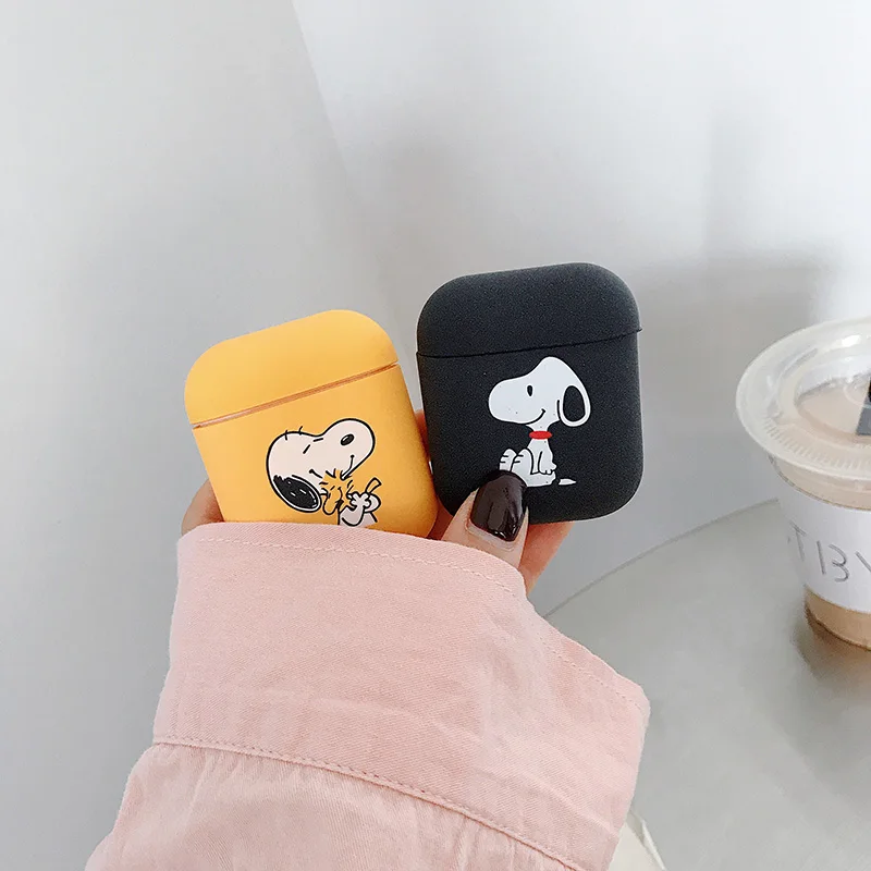 Bluetooth-гарнитура для apple airpods, чехол, арахис, Charlie dog, беспроводные наушники, милый щенок, мягкий силиконовый чехол для airpods