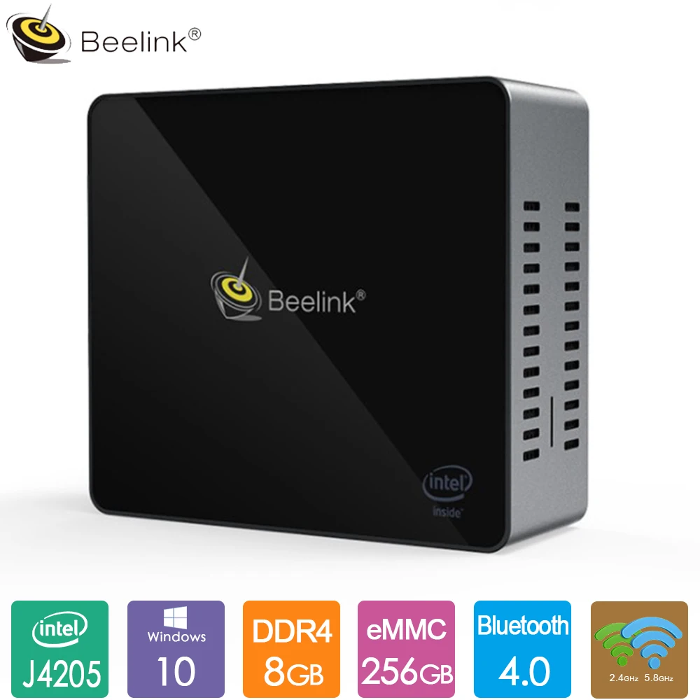 

Beelink J45 Office Mini PC Intel J4205 Windows 10 4GB/8GB DDR4 128GB/256GB 2.4G 5.8G Dual WiFi BT4.0 Support Netfix 4K H.265