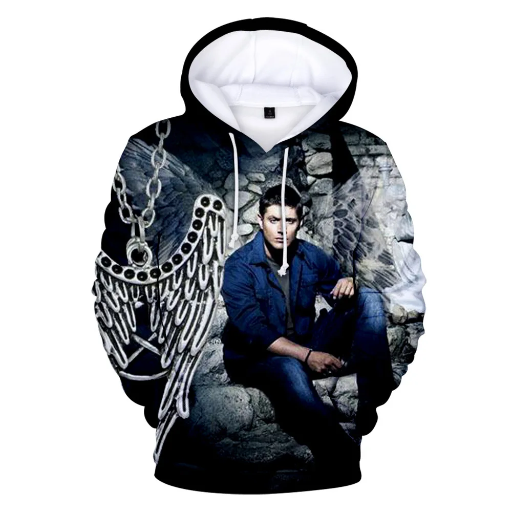 Tv Series сверхнатуральные толстовки для мужчин и женщин стиль Харадзюку женская