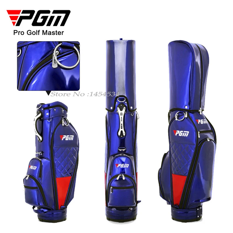 PGM Women Golf Standard Club Bag Crystal PU Waterproof Bags Multi-Functional Aviation Packages Large Capacity Travel Pack QB084