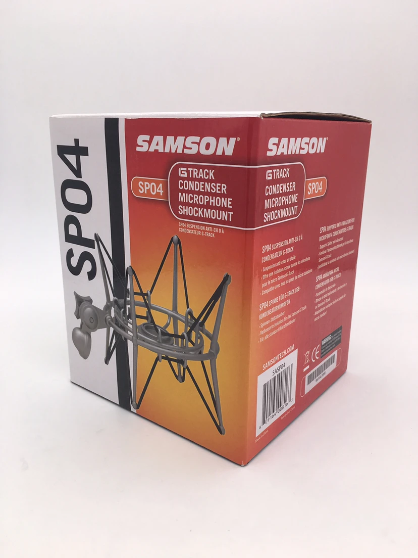 Samson SP04 противоударный подвесной паук студия амортизирующее крепление микрофона держатель зажим Зажимная стойка для Samson G TRACK