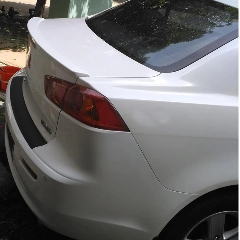 For Mitsubishi Lancer EX Evo 2010 2011 2012 2013 2014 ABS Plastic Unpainted Primer Color Rear Trunk Wing Spoiler | Автомобили и
