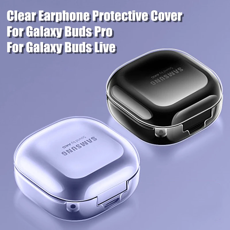 Прозрачный защитный чехол для Samsung Galaxy Buds Pro/Live наушников buds Pro прозрачный с - Цена: 333.51