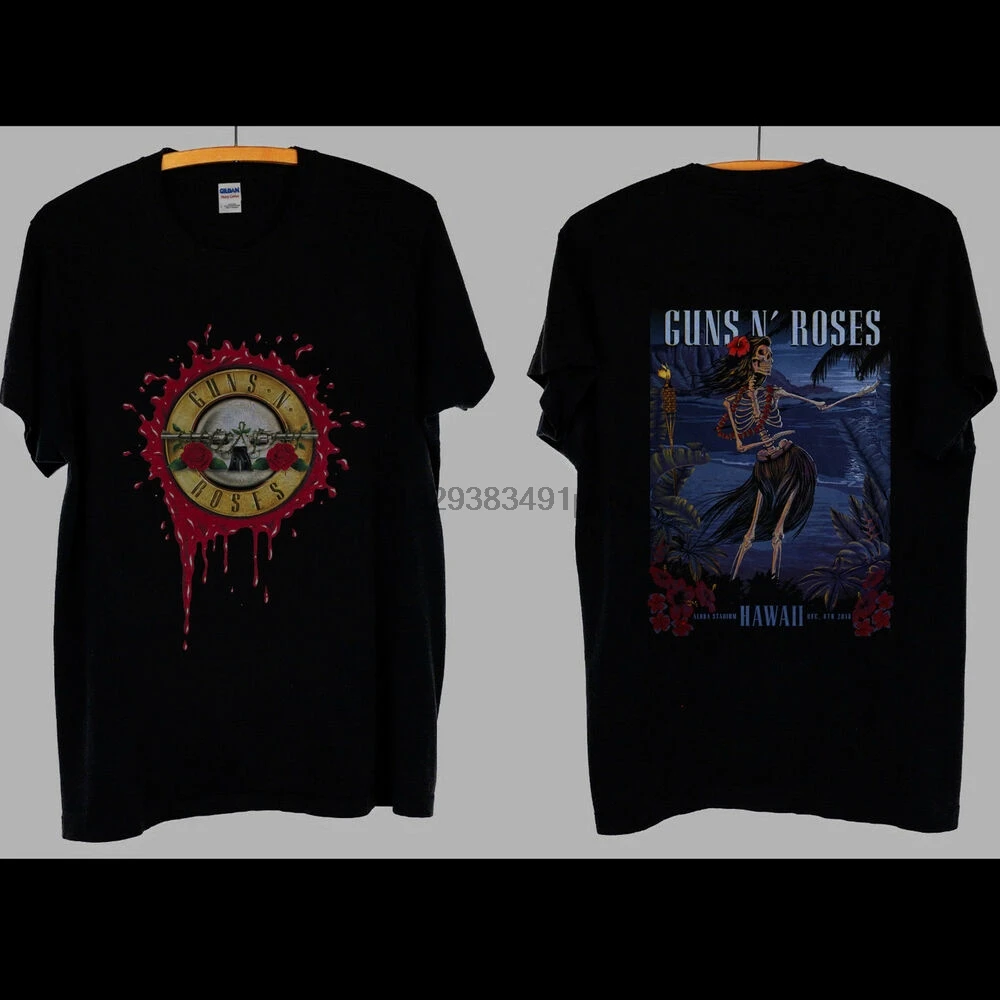 Футболка Guns N Roses tour 2018 Гонолулу стадион Алоха Гаваи- |
