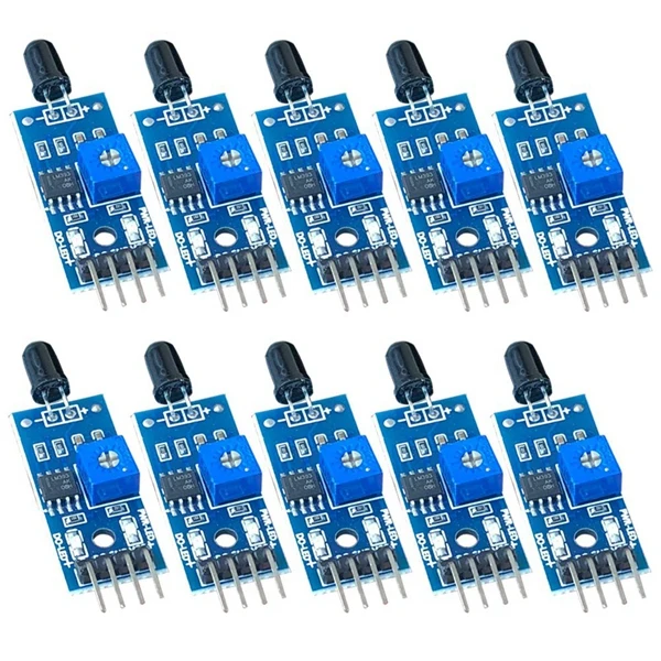 3 V 5 IR Инфракрасный пламени Сенсор 4 контактный обнаружения модуль для Arduino