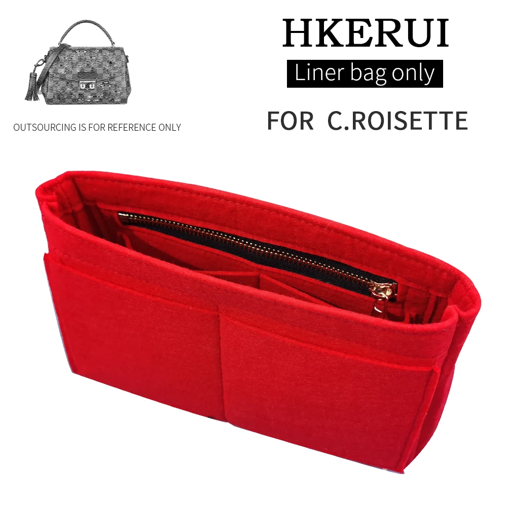 

For CROISETTE Bag Organizer Insert Bag Shapers Bag Purse Organizers Cosmetic handbag-2/3MM Felt Premium Felt(Handmade/20 Color
