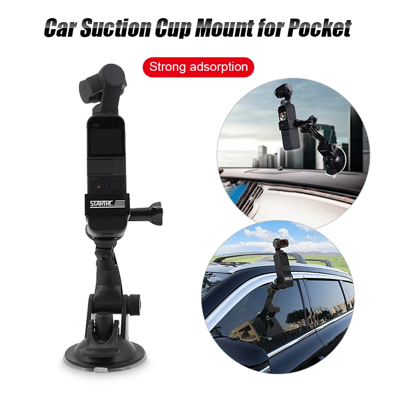 for DJI Osmo Pocket 2 car Suction Cup stable Mount holder car Bracket osmo Pocket 2 camera gimbal Accessories