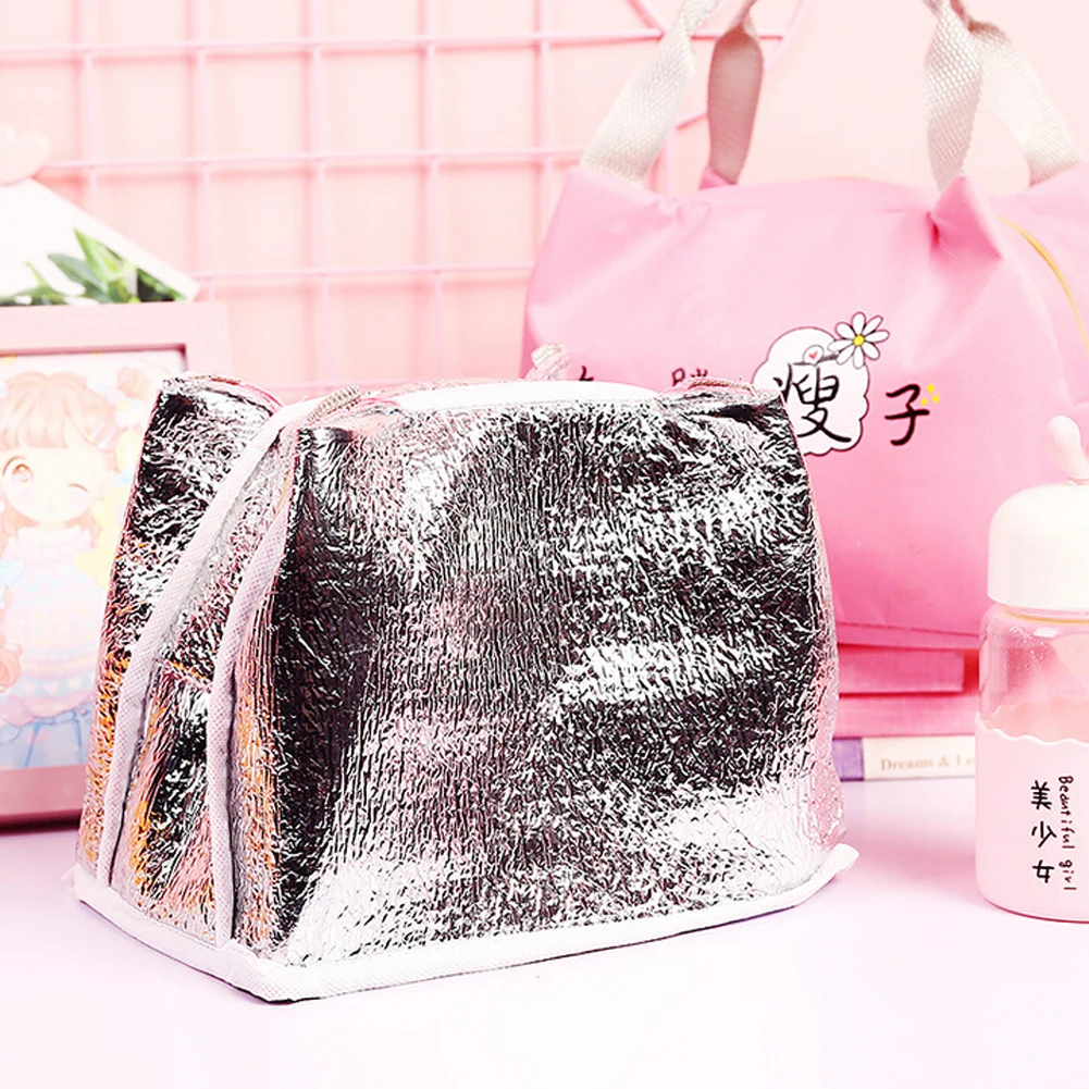 Портативная сумка для ланча с милым мультяшным принтом изолированные