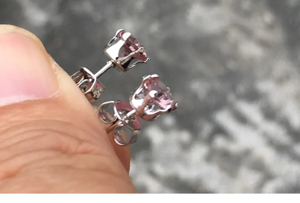 CSJ Diaspore Zultanite серьги-гвоздики из стерлингового серебра 925 пробы, хорошее ювелирное изделие для женщин, женские свадебные вечерние серьги или Подарочная коробка для мамы