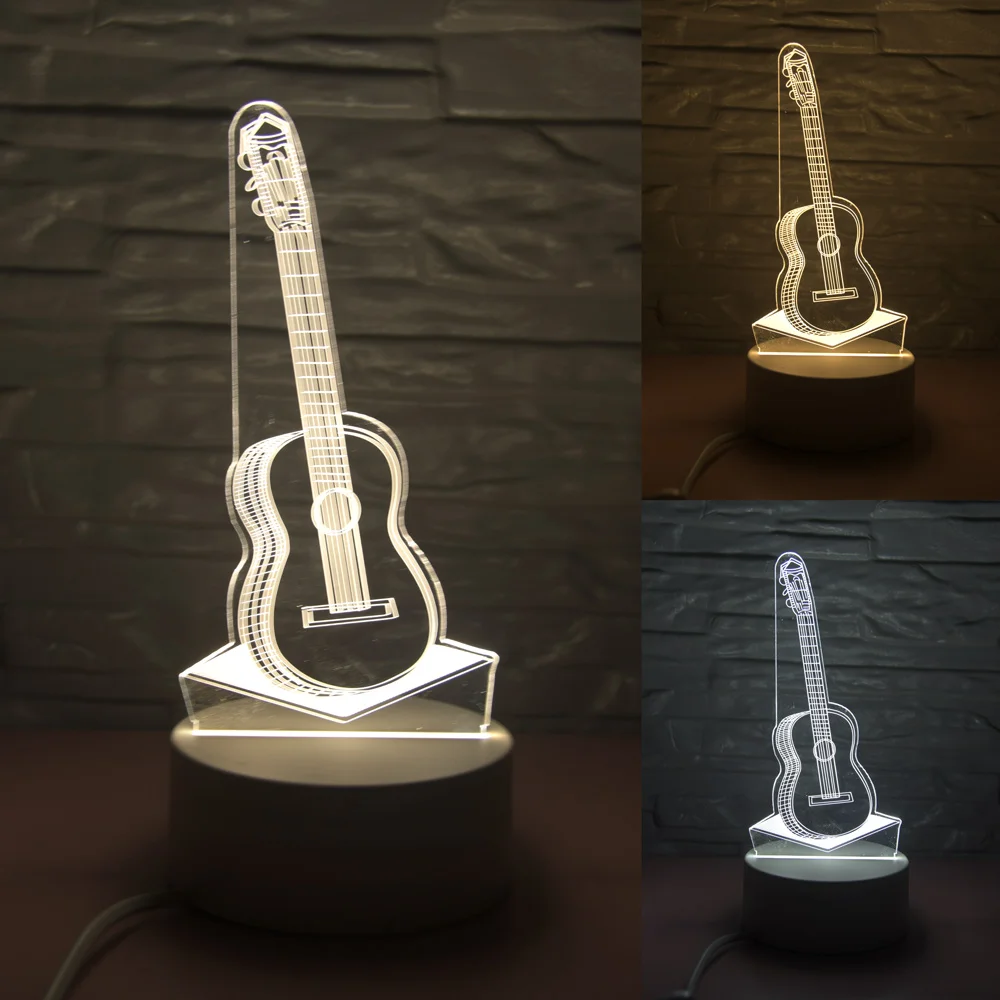 F New 3 Colors I Love You LED Light 3D Night Light LED Table Lamps Table Lamp Eye Protection Acrylic Board Color Lamp For Bedroom - Испускаемый цвет: F